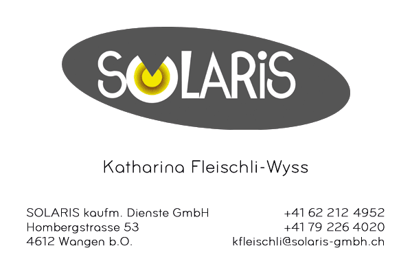 Solaris kaufm. Dienste GmbH, Wangen bei Olten
